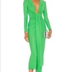 ワンピース SOLACE LONDON Woman Dress Emerald OS37002 EMERALD GREEN Blake Maxi Dress